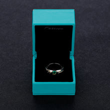 Load image into Gallery viewer, Zelda Kokiri&#39;s Emerald Sheikah Slate Sterling 925 Silver Ring