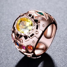 Load image into Gallery viewer, Infinity Gauntlet Inspired Ring Infinity Stones Jewelry