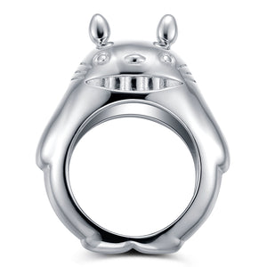 Totoro Sterling 925 Silver Ring