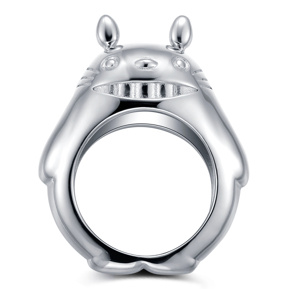 Totoro Sterling 925 Silver Ring