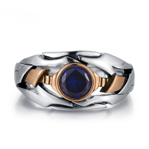 Loki's Scepter Mind Infinity Stone Sterling Silver Ring