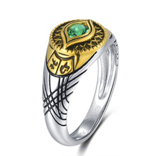 Load image into Gallery viewer, Doctor Strange Eye of Agamotto Infinity Time Stone Sterling 925 Silver Ring
