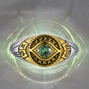 Doctor Strange Eye of Agamotto Infinity Time Stone Sterling 925 Silver Ring