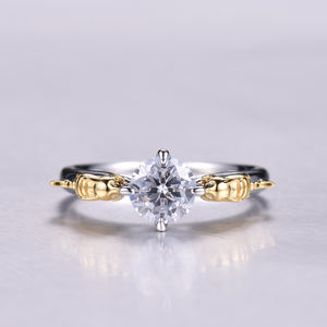 Pika Pika Sterling 925 Silver Engagement Ring